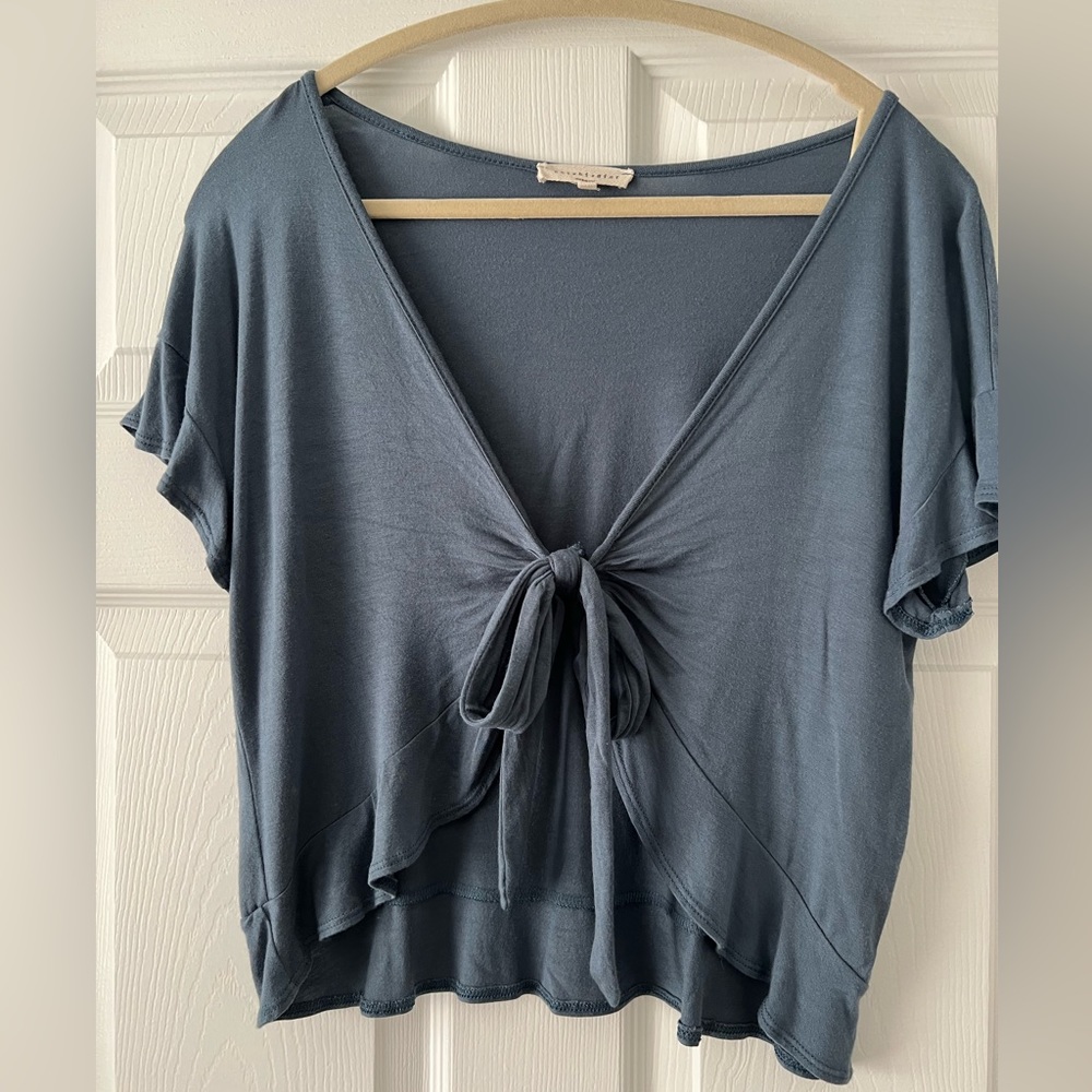 Cute Tie Front Top ☀️